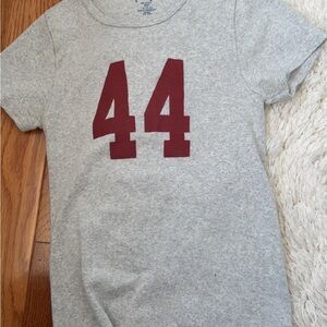 Women’s Tee with Maroon '44' Graphic